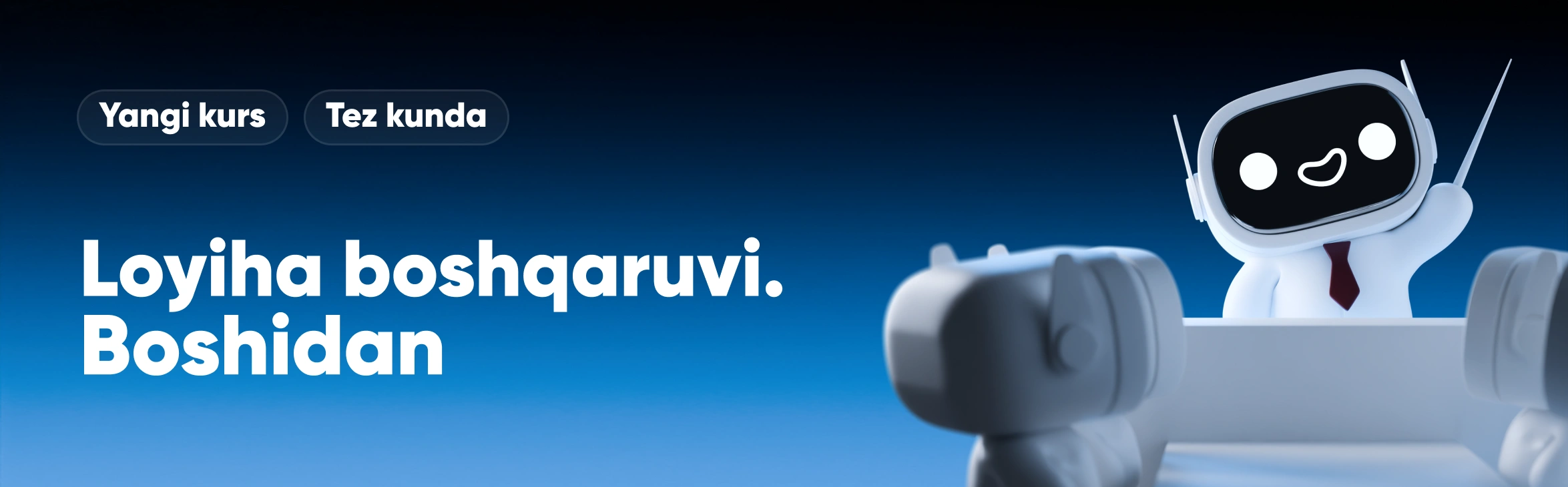 Loyiha Boshqaruvi Boshidan Banner