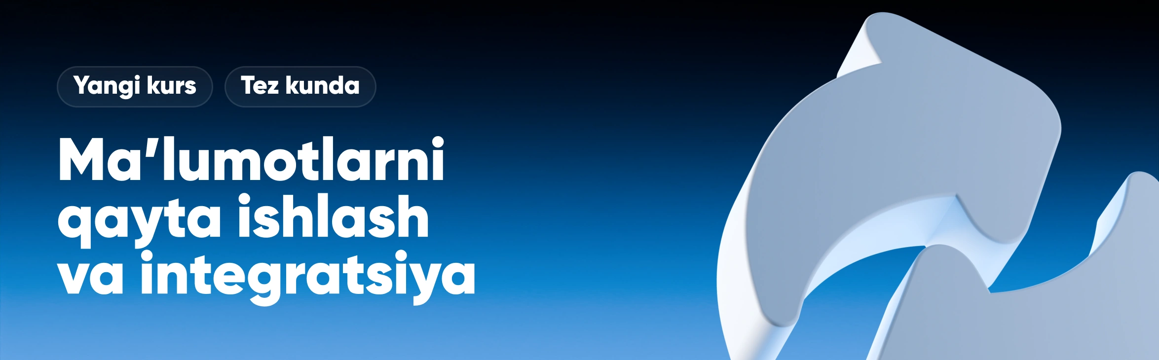 Ma'lumotlarni Qayta Ishlash va Integratsiya Banner