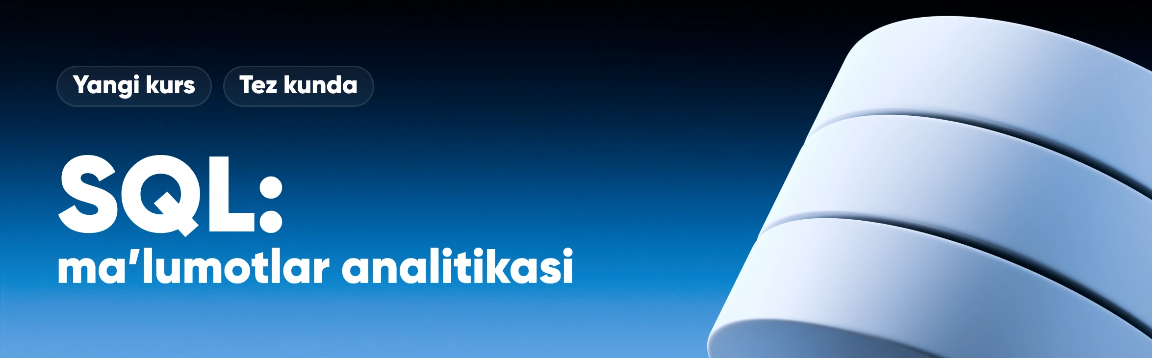 SQL Ma'lumotlar Analitikasi Banner